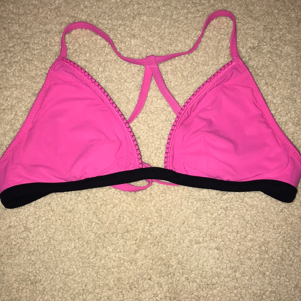 Lululemon hot pink reversible bikini top